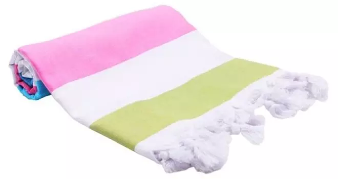 Пляжное полотенце Zollner 00000208, 90x1x170 см, многоцветный