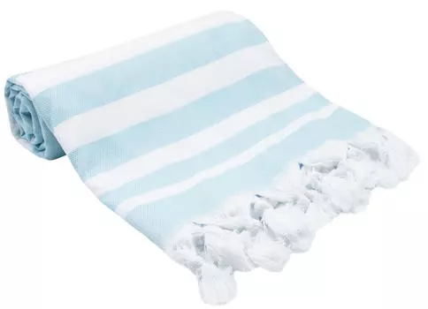 Пляжное полотенце Zollner, светло-синий