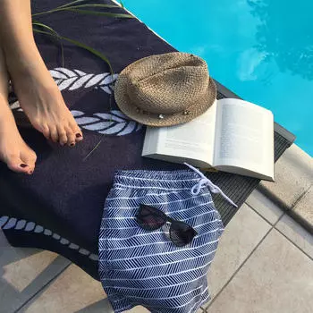 Пляжное полотенце Zollner, темно-синий