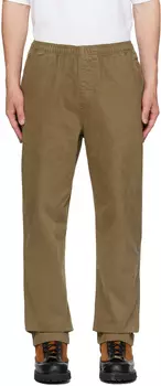 Пляжные брюки цвета хаки Stussy