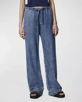 Пляжные брюки Logan из сверхлегкой массы Rag & Bone, цвет Delmar