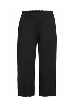 Пляжные брюки повседневной длины 3/4 sheego, черный