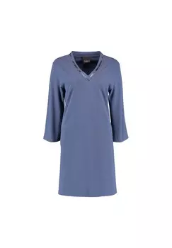 Пляжные платья женские туника 819 темно-синий - 10 Cawo