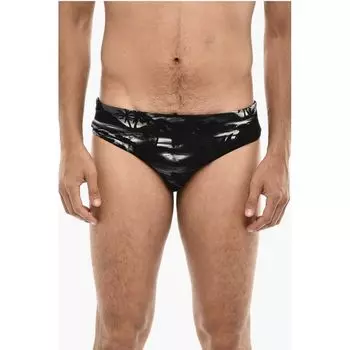 Пляжные принт плавки-комбинация Dsquared2, Black