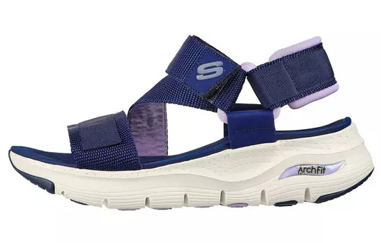 Пляжные сандалии Arch Fit Series женские, синие/фиолетовые Skechers