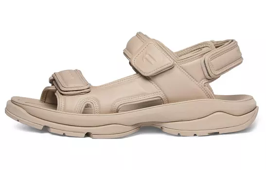 Сандалии пляжные Balenciaga женские, бежевый