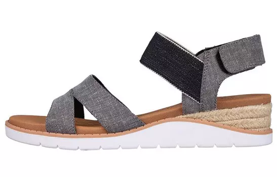 Пляжные сандалии Bobs женские черные Skechers