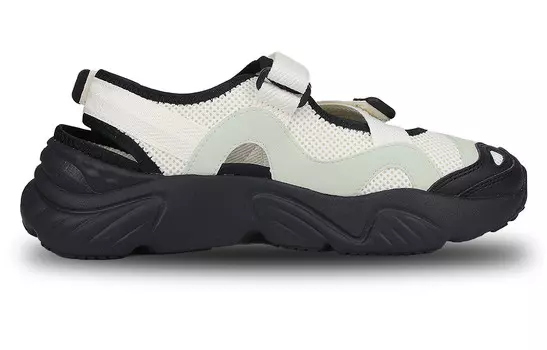 Пляжные сандалии Conch женские черные/зеленые Fila Fusion