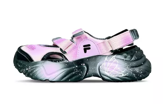 Пляжные сандалии Conch женские фиолетовые/черные Fila Fusion