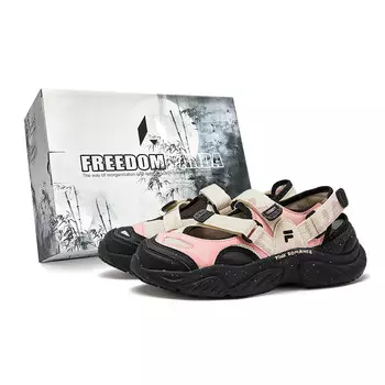 Пляжные сандалии Conch женские розовые/черные Fila Fusion