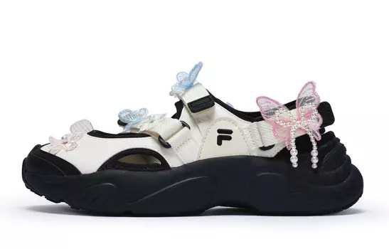 Пляжные сандалии Conch женские розовые/синие Fila Fusion