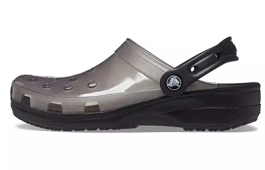 Сандалии Crocs Jelly Crocs Transparent Black Unisex Sandals