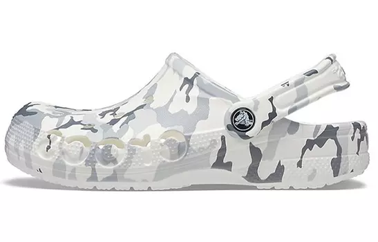 Сандалии Crocs Unisex Bayaband Sandals - White Camo 'Gray White'