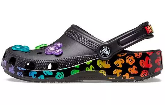 Шлепанцы и сланцы Crocs Disney X Classic Clog Kids 'Mickey Rainbow Celebration'