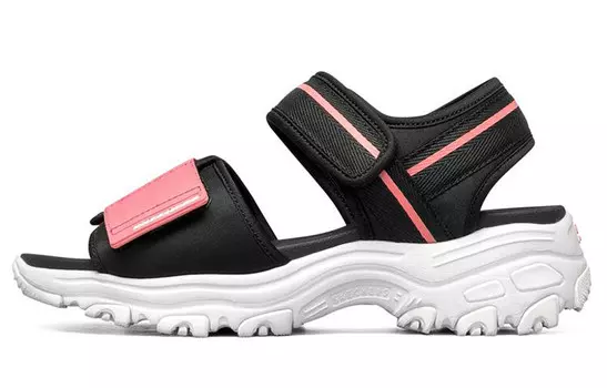 Пляжные сандалии D"Lites 1.0 женские черные/розовые Skechers