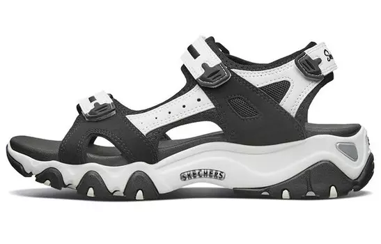 Пляжные сандалии D"LITES 2.0 женские черные/белые Skechers