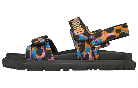 Пляжные сандалии Dior женские, разноцветный