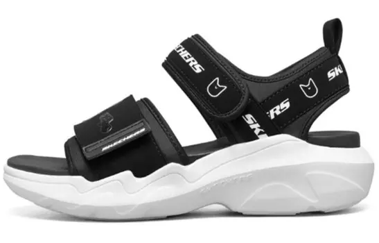 Пляжные сандалии Dlt-A женские черные/белые Skechers