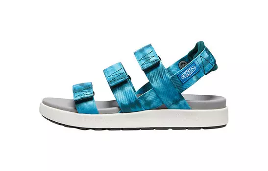 Пляжные сандалии Elle Backstrap женские белые/королевские синие Keen