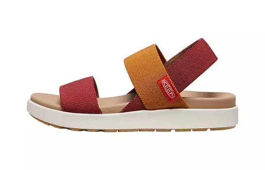 Пляжные сандалии Elle Backstrap женские Merlot бордовый/береза Keen