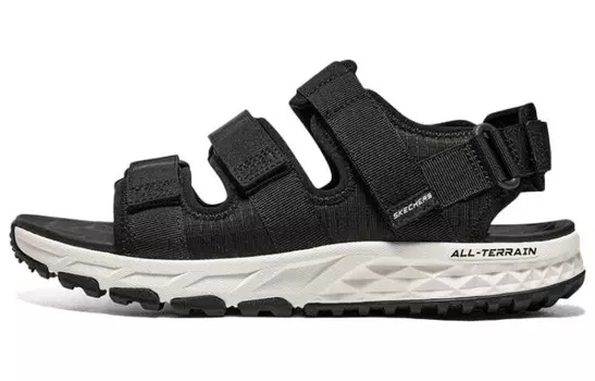 Пляжные сандалии Escape Plan мужские черные/белые Skechers