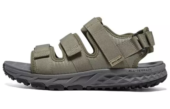Пляжные сандалии Escape Plan мужские коричневые/серо-коричневые Skechers