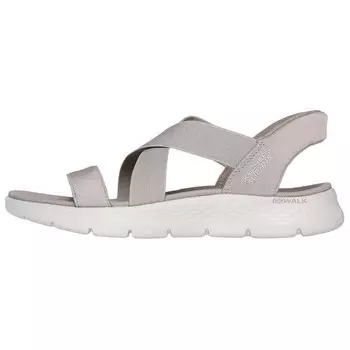 Пляжные сандалии Go Walk Flex женские серо-коричневые Skechers