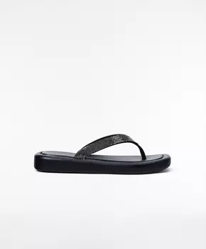 пляжные сандалии Jewel Oysho, черный