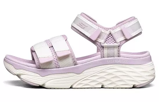 Пляжные сандалии Max Cushioning женские белые/лавандовые Skechers