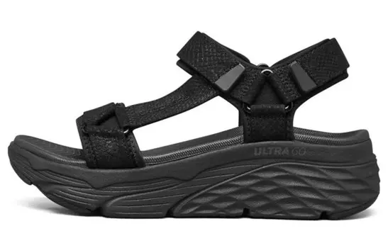 Пляжные сандалии Max Cushioning женские черные Skechers