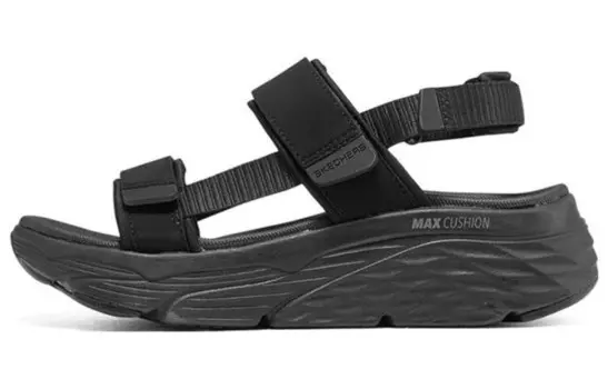 Пляжные сандалии Max Cushioning женские черные Skechers