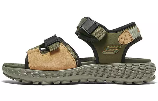 Пляжные сандалии Monster Beach мужские армейские зеленые Skechers