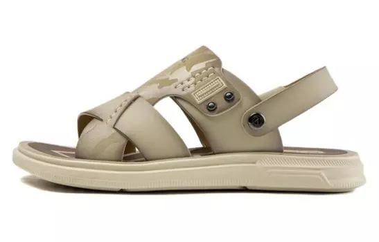 Пляжные сандалии мужские абрикосовые Aokang, цвет Apricot