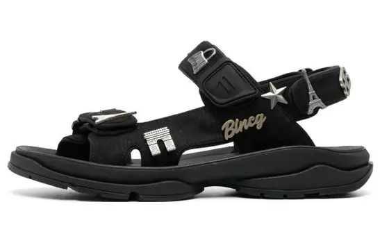Пляжные сандалии мужские черные Balenciaga