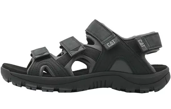 Пляжные сандалии мужские черные Cat