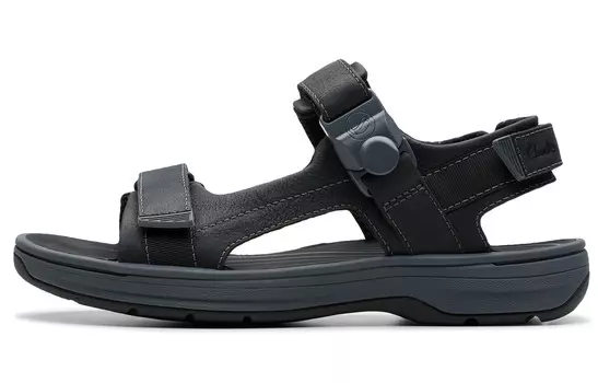 Пляжные сандалии мужские черные Clarks