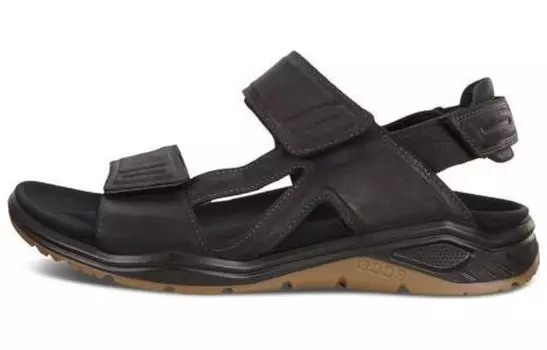 Пляжные сандалии мужские черные Ecco