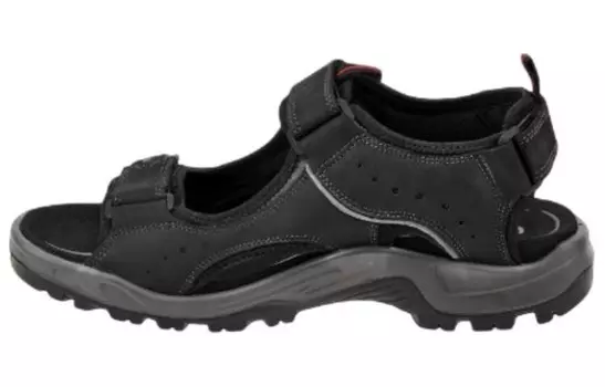 Пляжные сандалии мужские черные Ecco