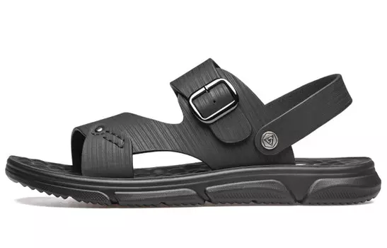 Пляжные сандалии мужские черные Huanai