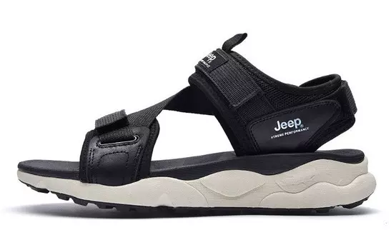 Пляжные сандалии мужские черные Jeep