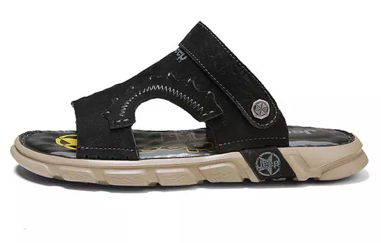 Пляжные сандалии мужские черные Jeep