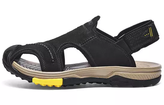 Пляжные сандалии мужские черные Jeep