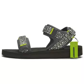 Пляжные сандалии мужские черные Lacoste