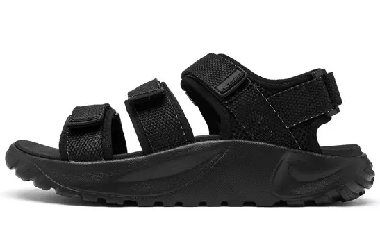 Пляжные сандалии мужские черные Qiaodan