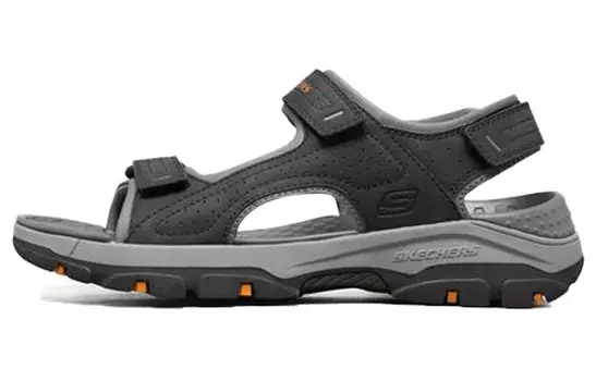 Пляжные сандалии мужские черные Skechers