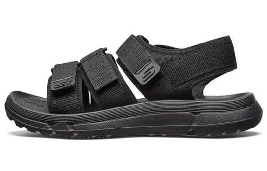 Пляжные сандалии мужские черные Skechers
