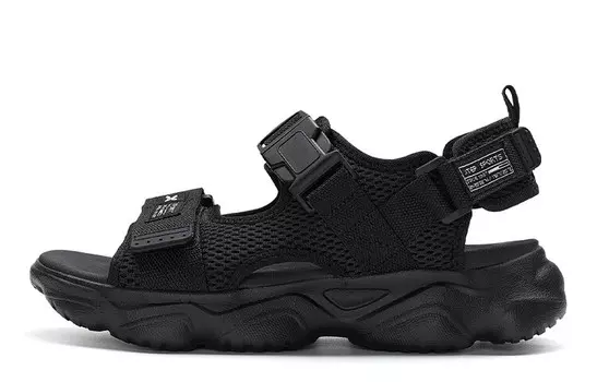 Пляжные сандалии мужские черные Xtep