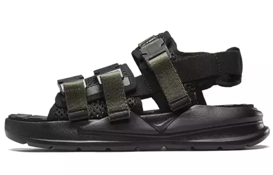 Пляжные сандалии мужские черные/зеленые Xtep