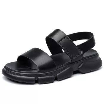 Пляжные сандалии мужские черный Jiedesen