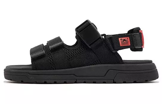 Пляжные сандалии мужские черный/красный 361°